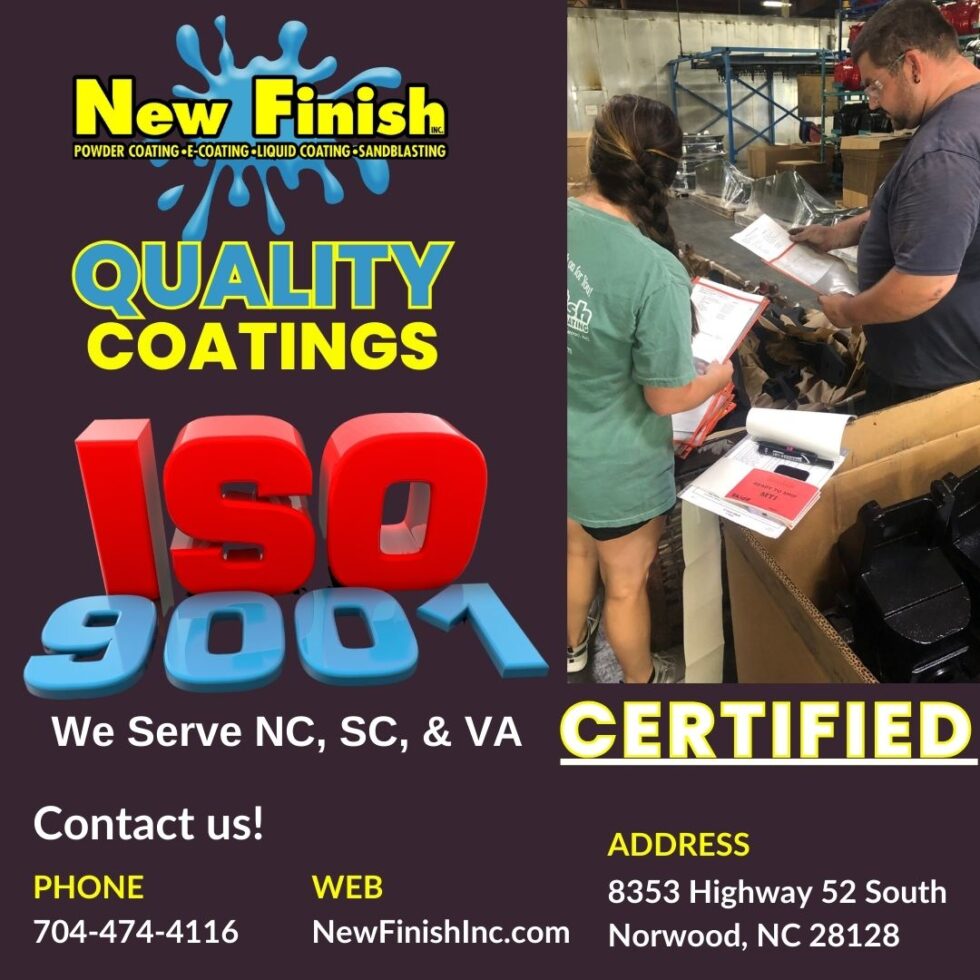 ISO Certification At New Finish Commercial Coatings