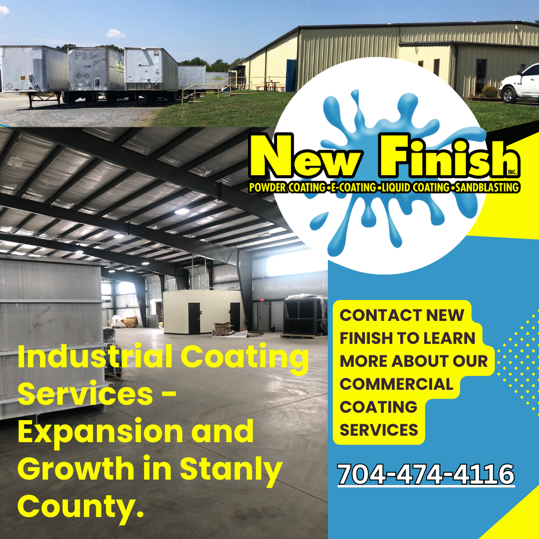 Industrial Coating Services – Projecting 20 New Jobs in Stanly County.