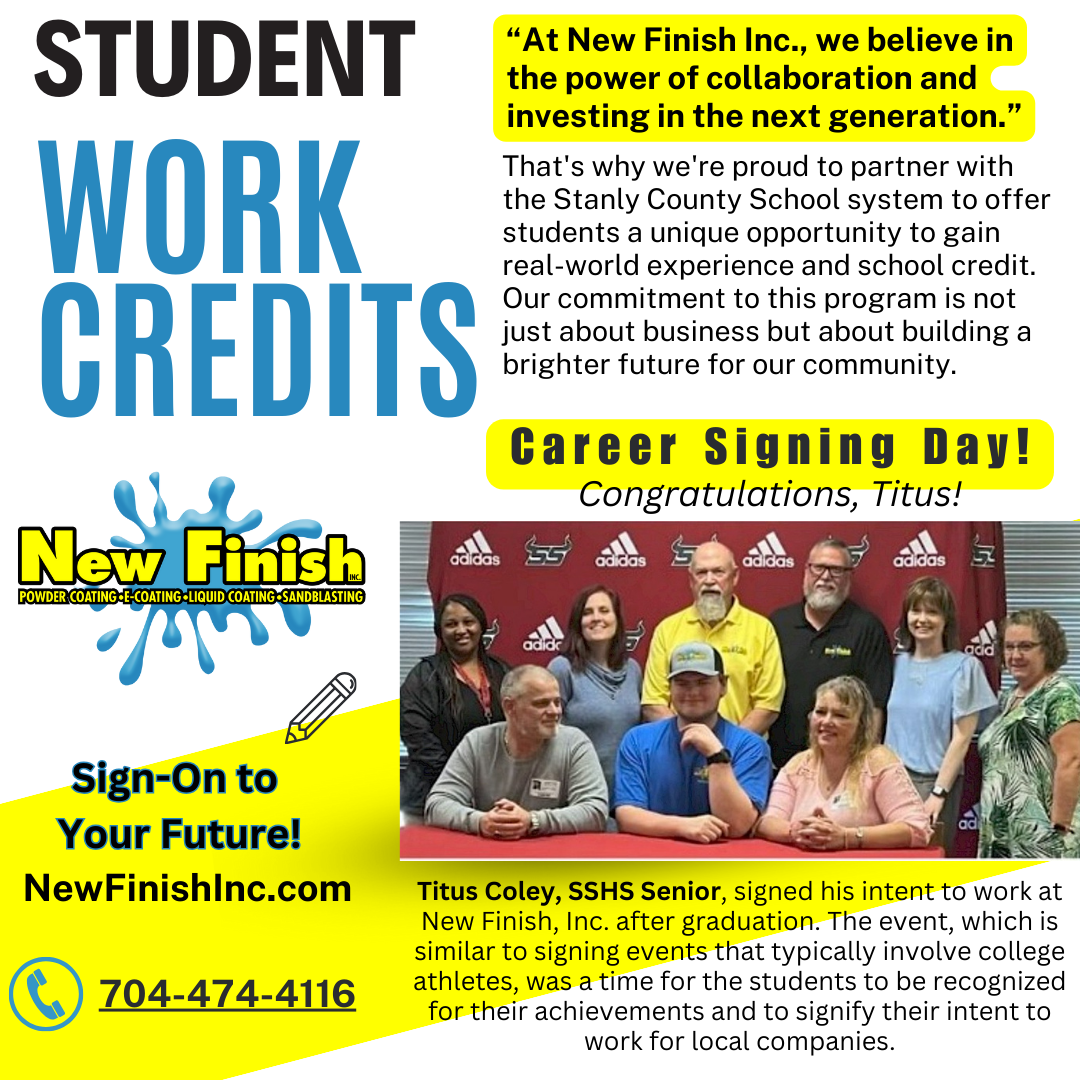 Student Work Credit Program - Stanly County Schools