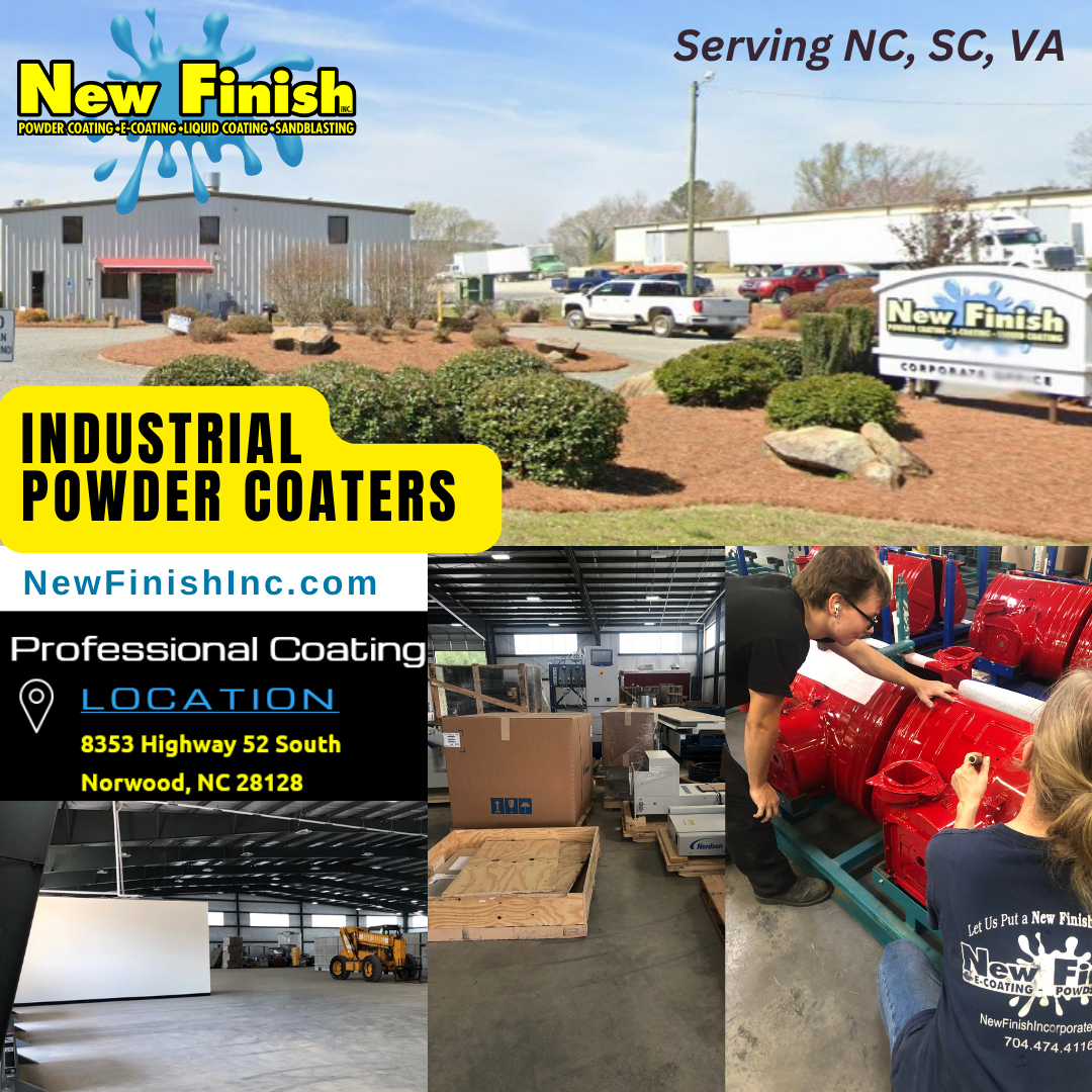 New Finish Inc. Your #1 Powder Coaters in NC, SC, and VA