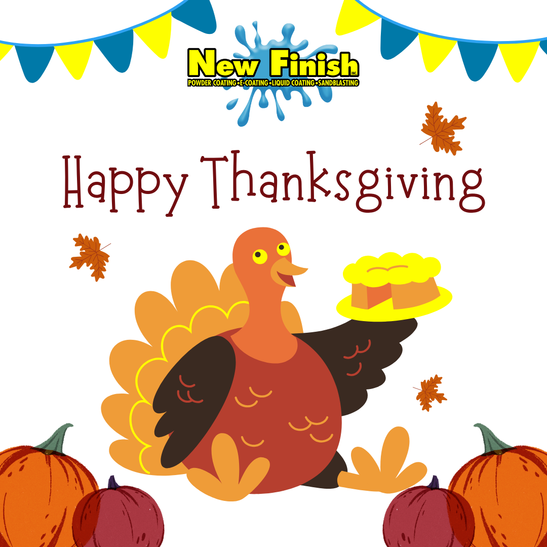 Happy Thanksgiving from New Finish Commercial Coatings!