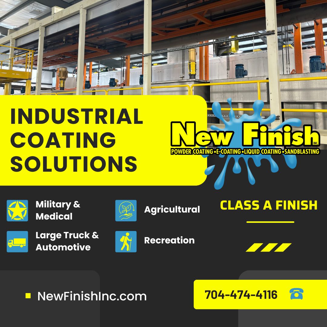 Are you ready for a "New Finish" on your industrial coatings?