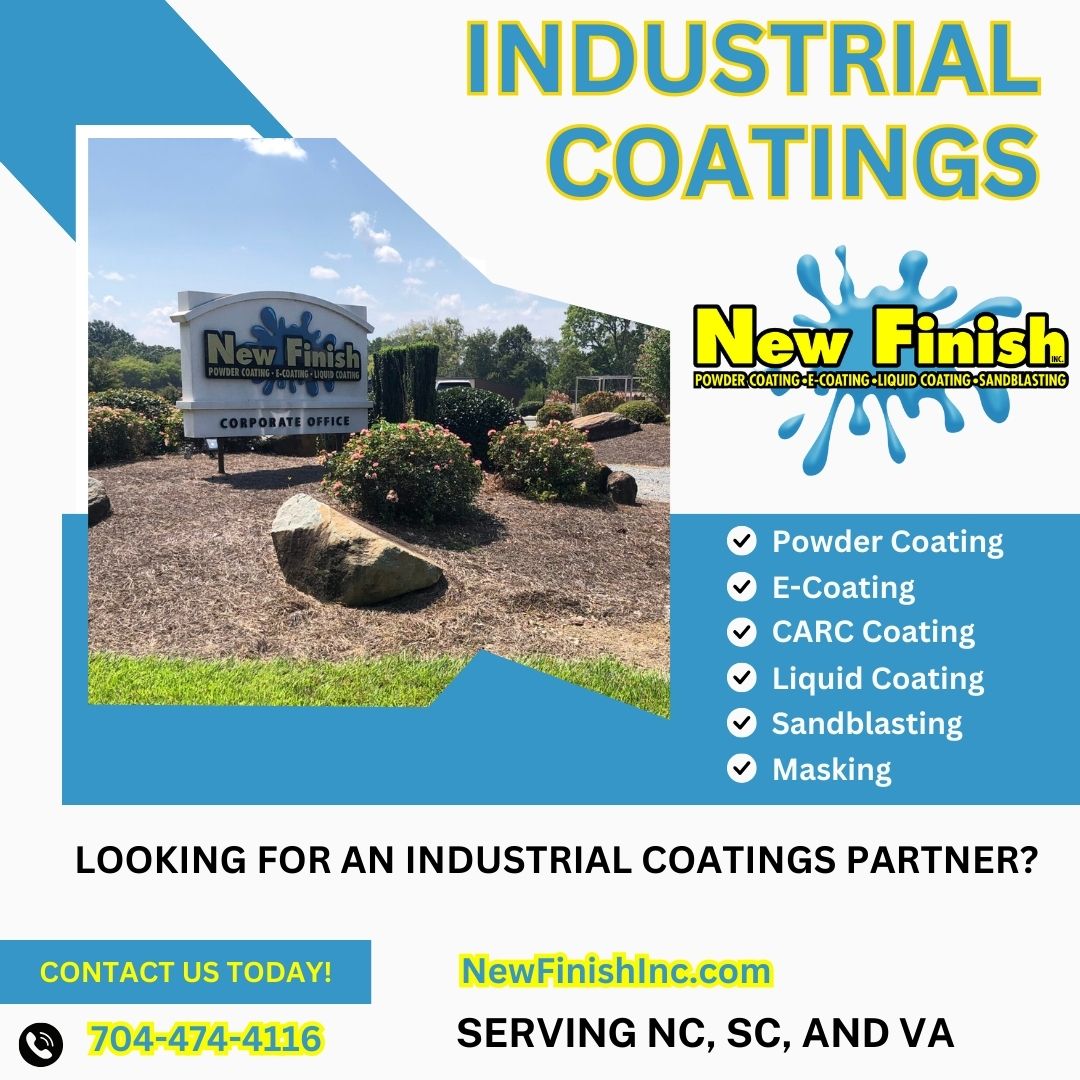 Durability and Aesthetic Appeal with Industrial Protective Coatings by New Finish Inc.