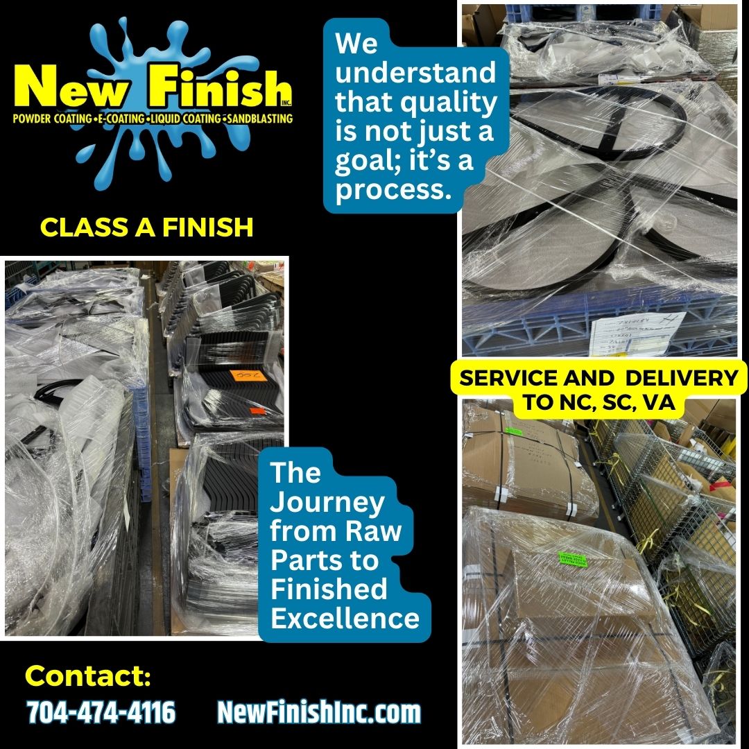 The Journey from Raw Parts to Finished Excellence: How New Finish Inc. Delivers Premium Coating Services