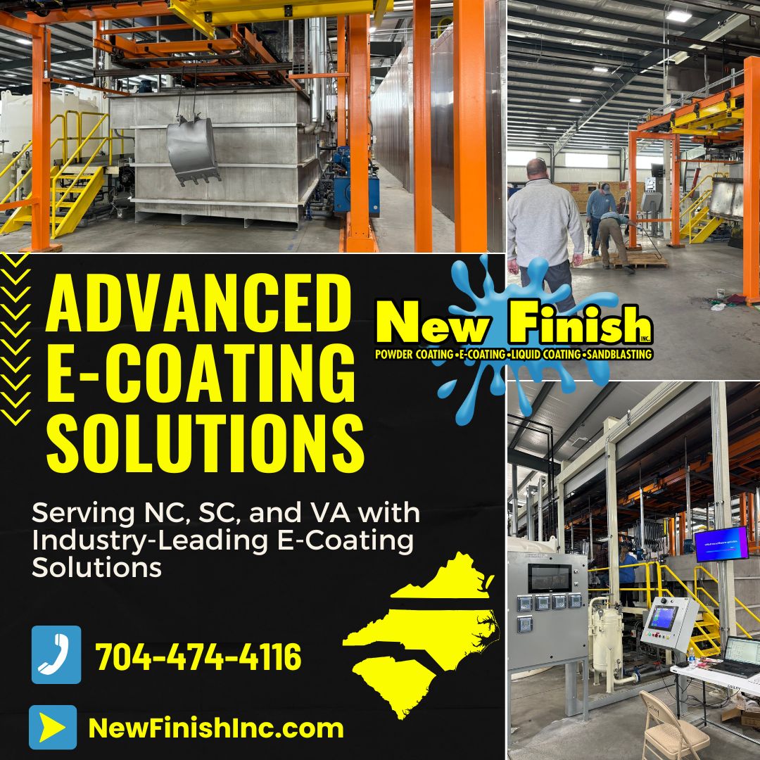 5 Reasons E-Coating Is the Best Choice for Businesses in NC, SC, and VA