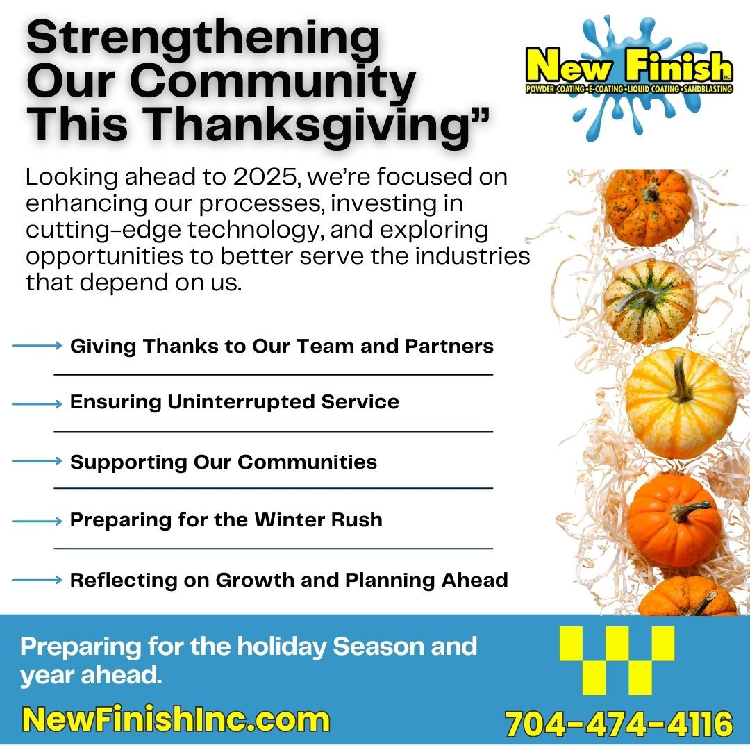 5 Ways New Finish Inc. Prepares for Thanksgiving and the Holiday Season