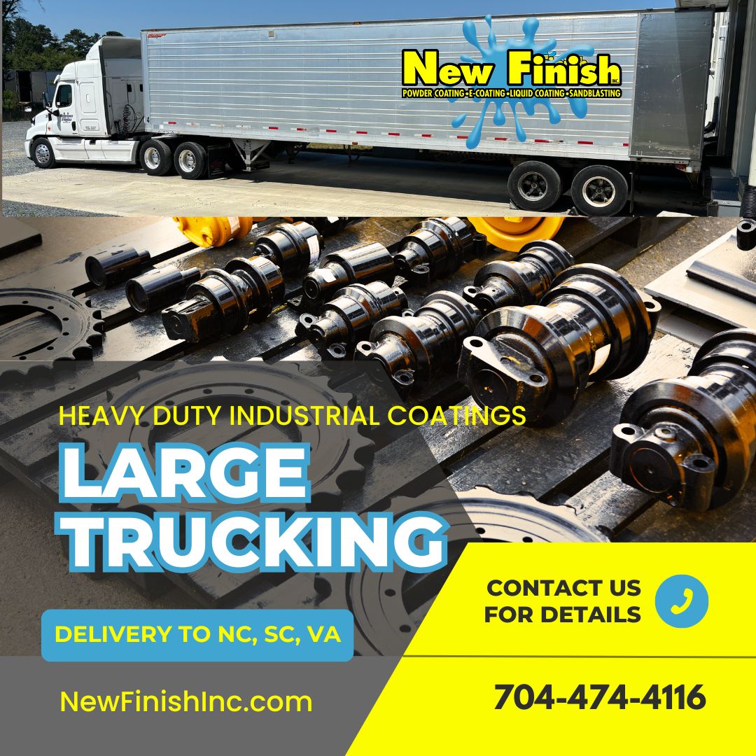 Supplying the Large Trucking Industry with Reliable, High-Performance Parts Coatings Across NC, SC, and VA