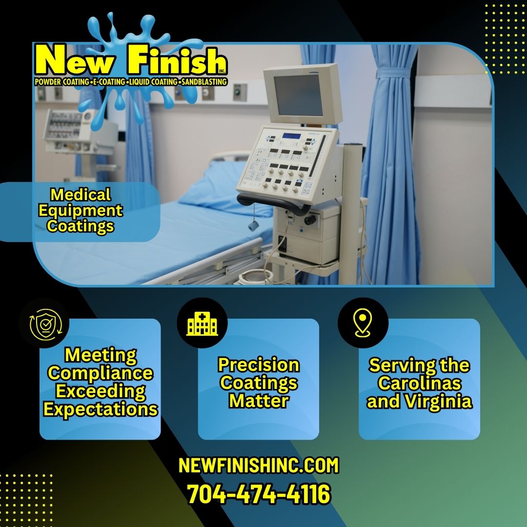 Precision Coatings for Medical & Industrial Equipment Manufacturers