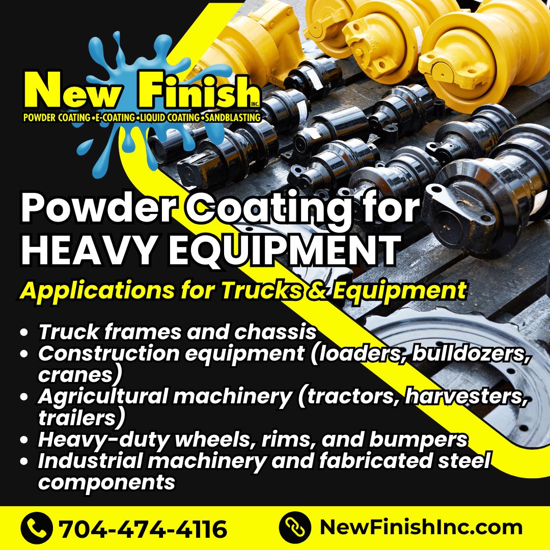 Powder Coating for Heavy Equipment & Trucks: Durable Protection That Lasts