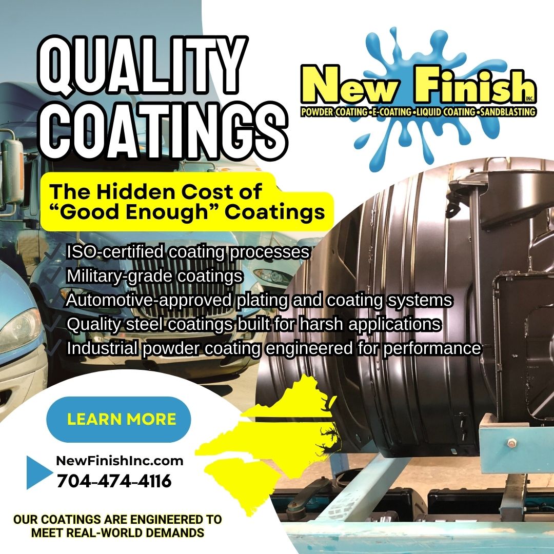 Why Manufacturers Are Re-Thinking Metal Coatings — And Why New Finish, Inc. Is Becoming Their First Call