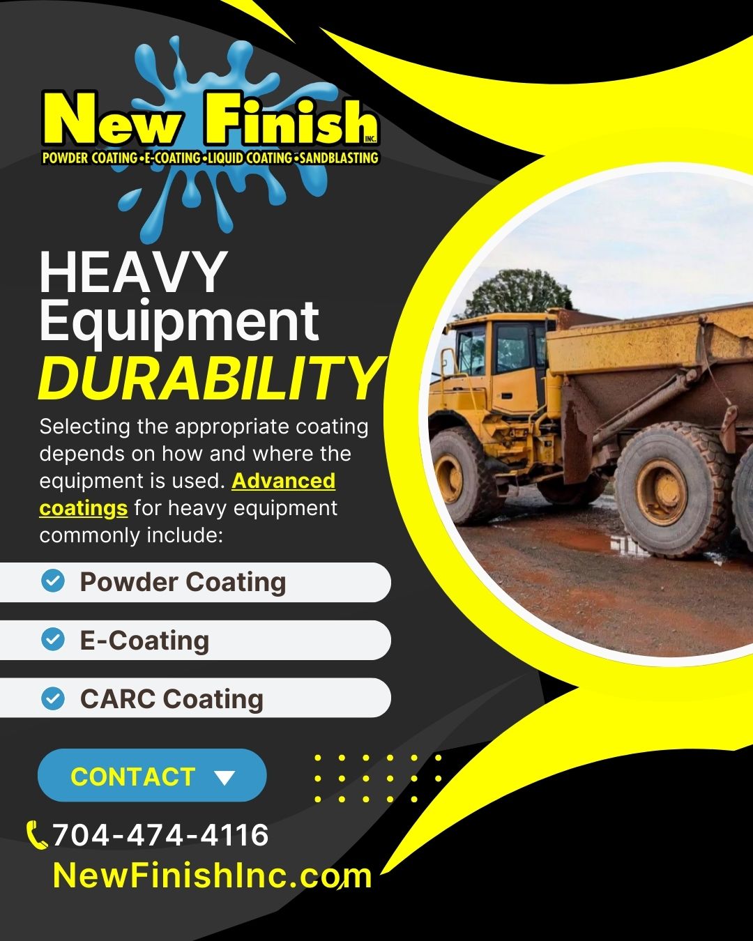 Heavy Equipment Coatings Explained: How Manufacturers Extend Equipment Life