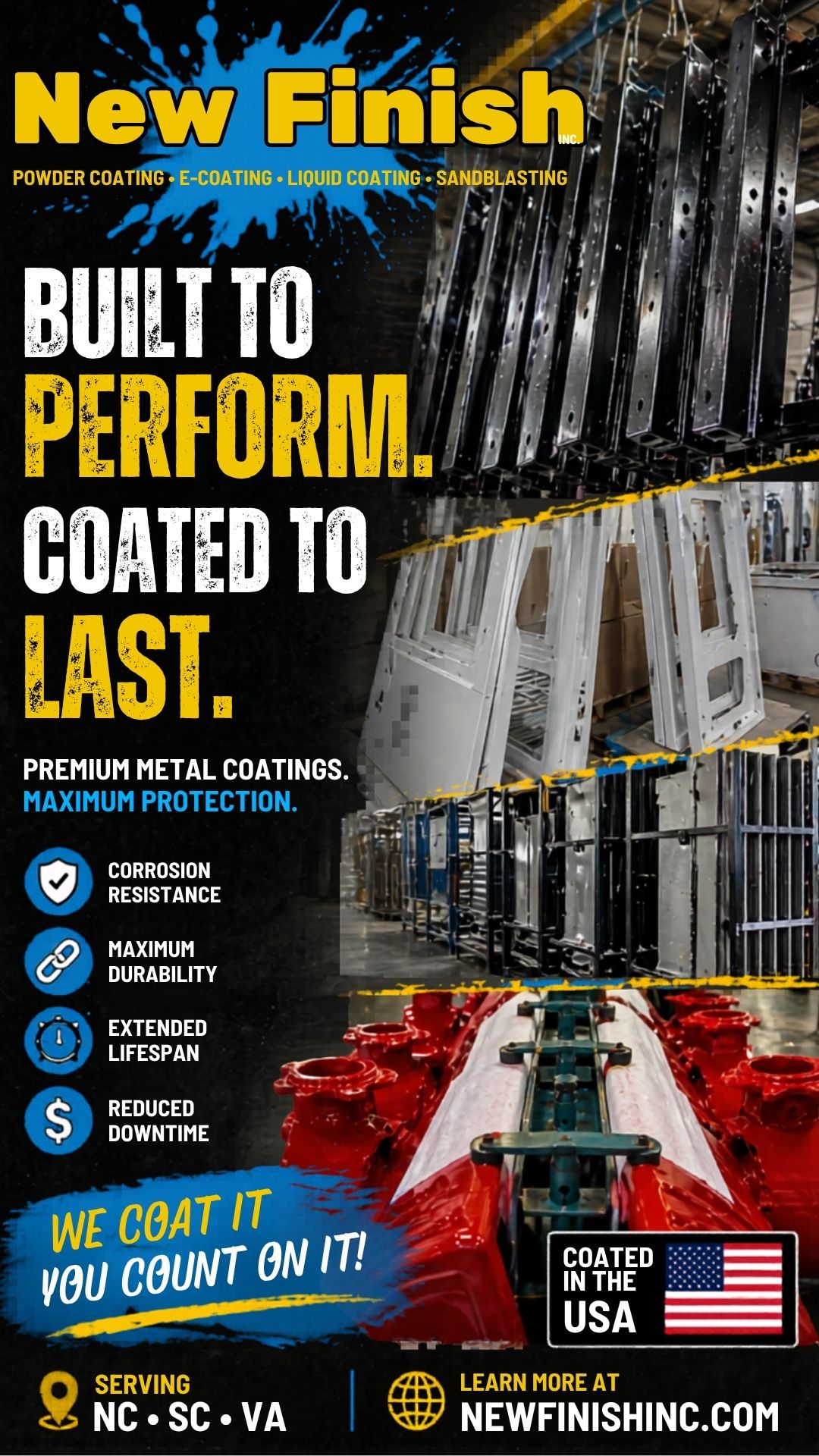 Industrial Metal Coatings: How the Right Process Protects Your Investment