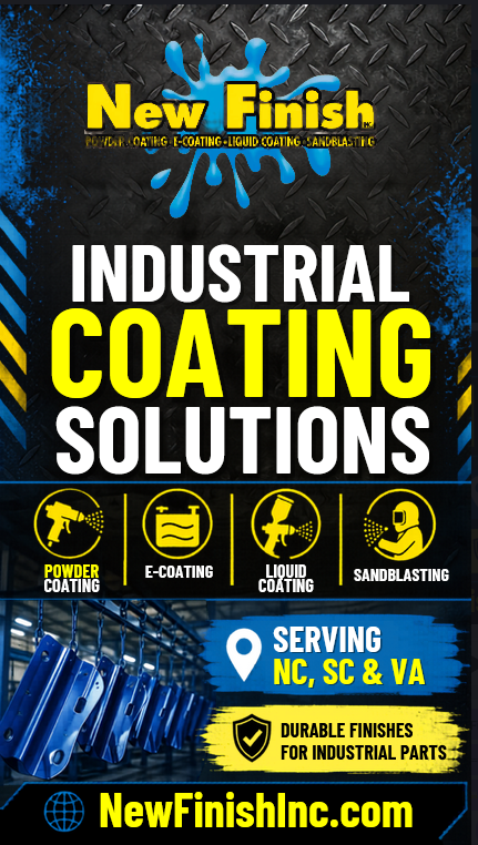 Powder Coating Services Near Me: Industrial Finishing for Manufacturers Across NC, SC & VA