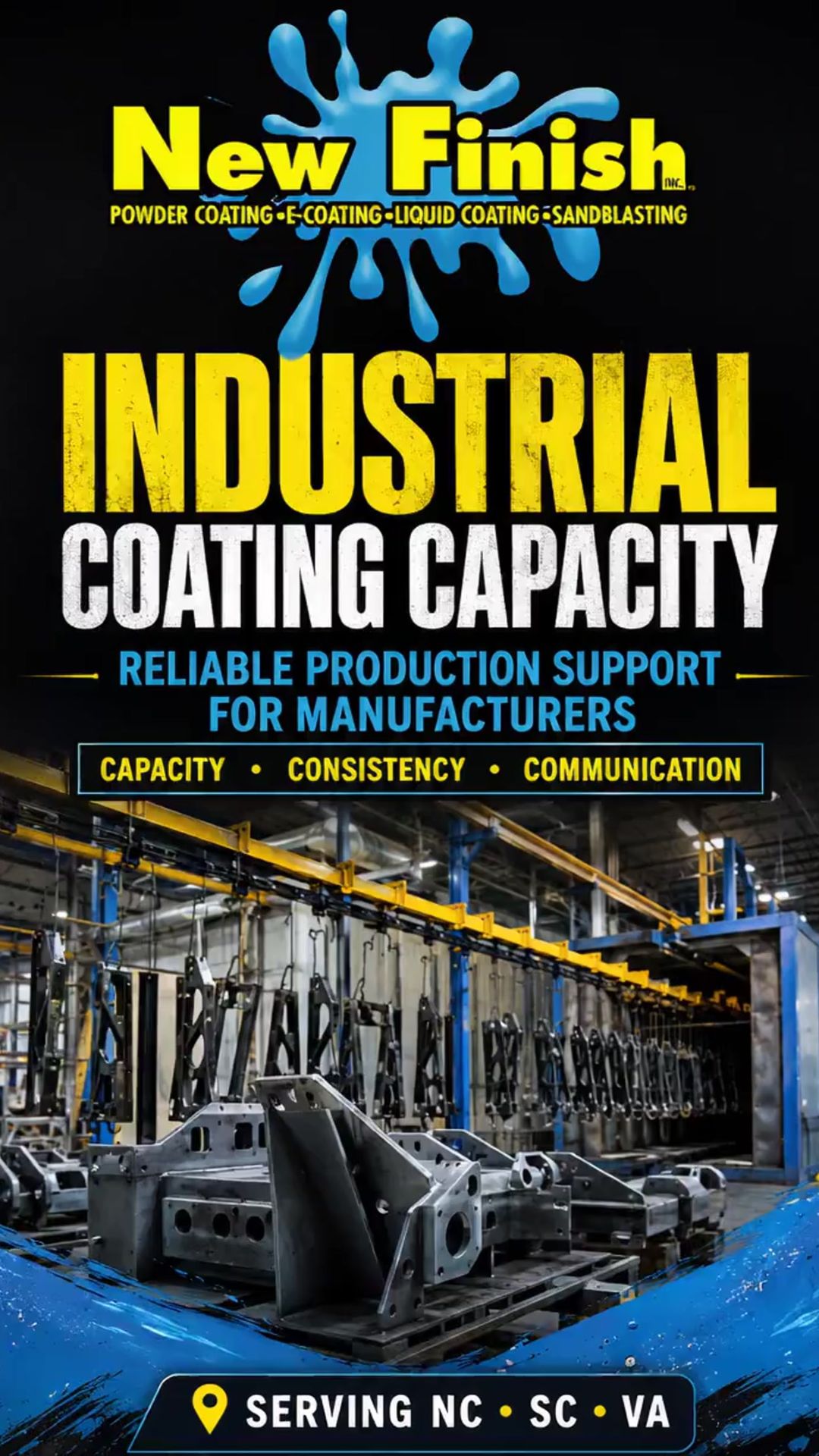 Industrial Coating Capacity for Manufacturers That Need Reliable Production Support