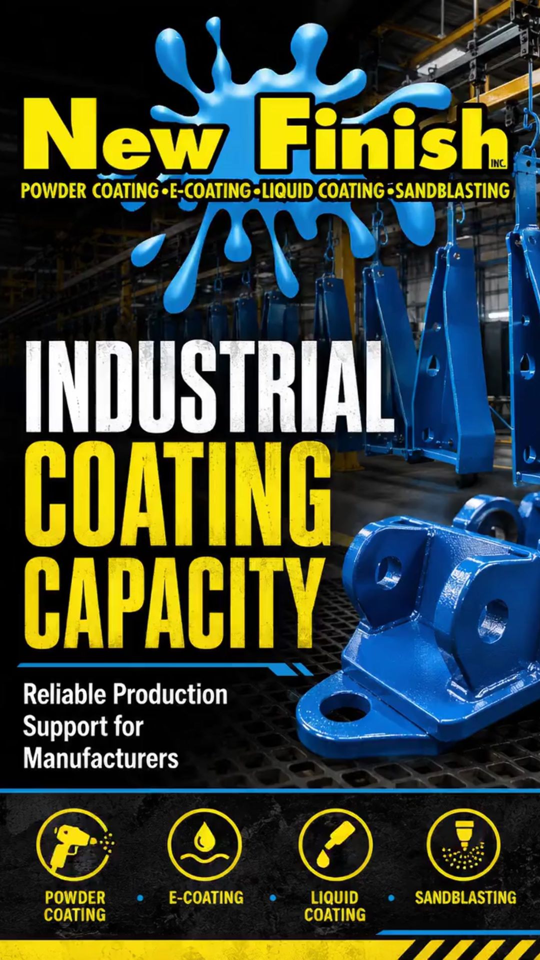 Industrial Coating Capacity for Manufacturers That Need Reliable Production Support