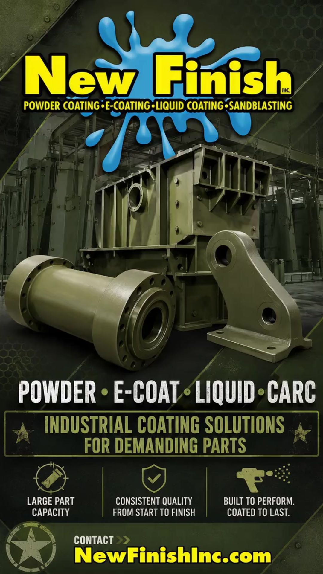 Coating Large Metal Parts Without Sacrificing Quality