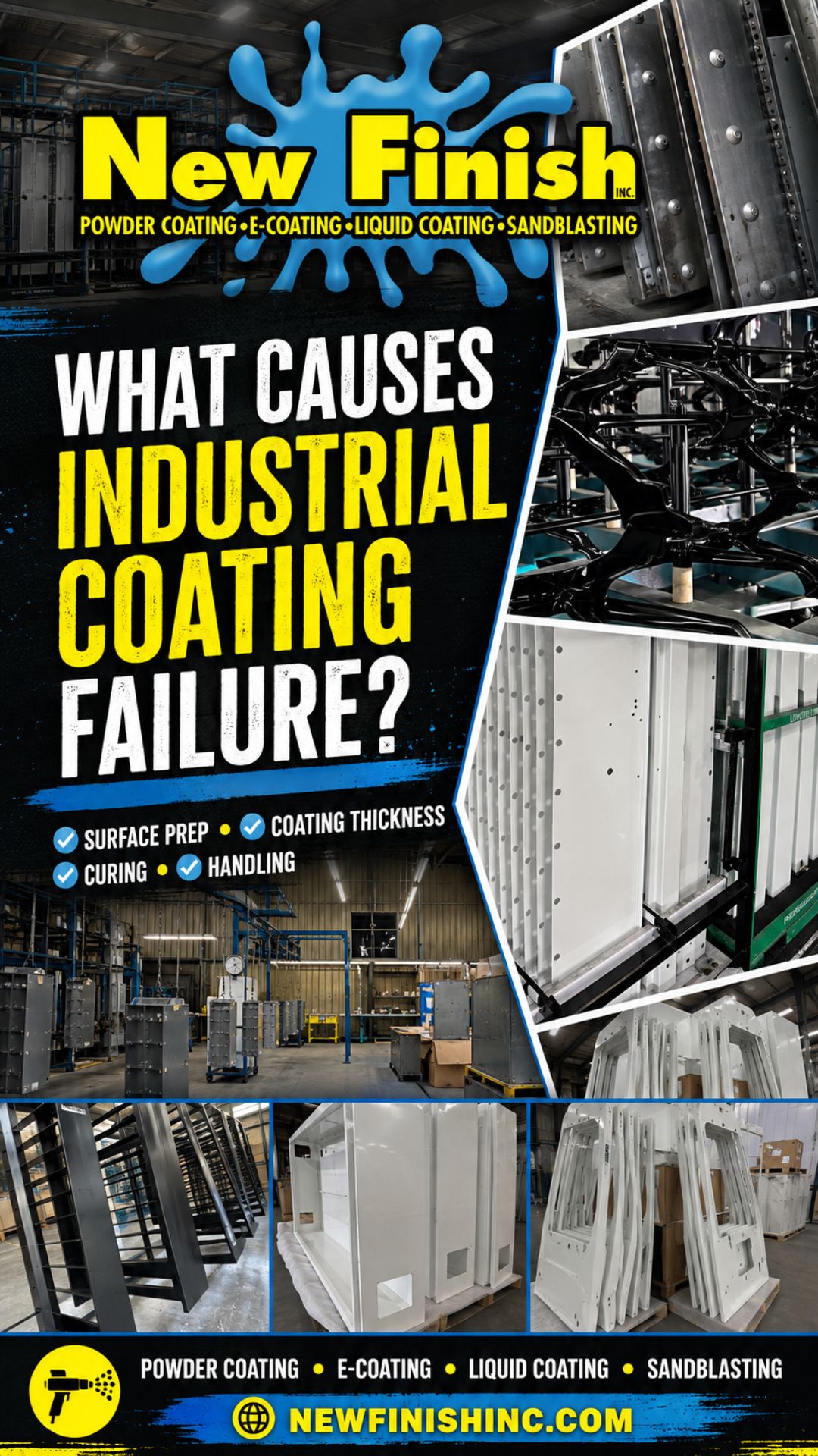 What Causes Industrial Coating Failure? Common Problems Manufacturers Can Avoid