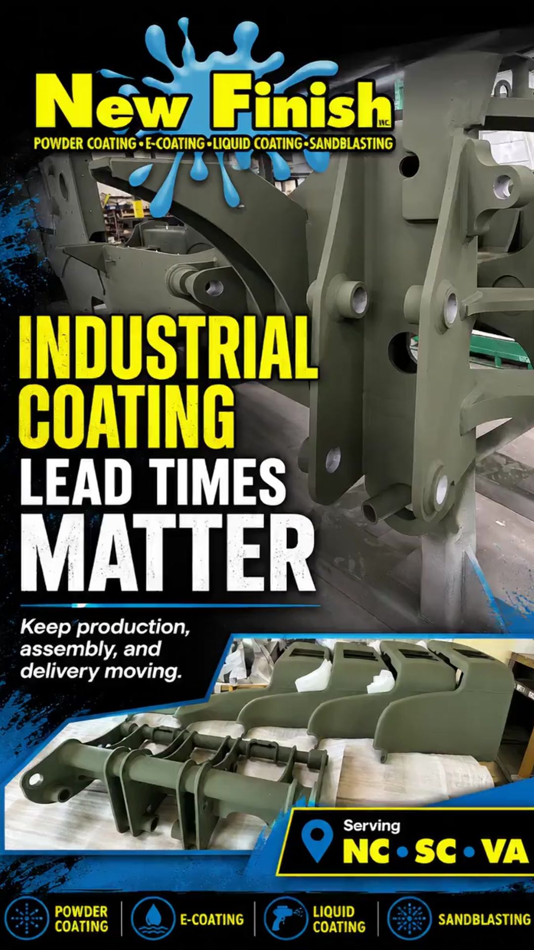 Industrial Coating Lead Times: How They Affect Manufacturing and Assembly Schedules