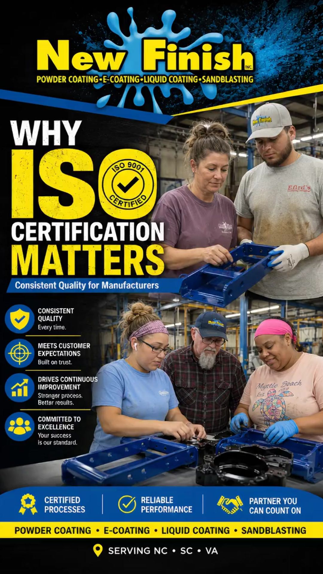 Why ISO Certification Matters When Choosing an Industrial Coating Partner