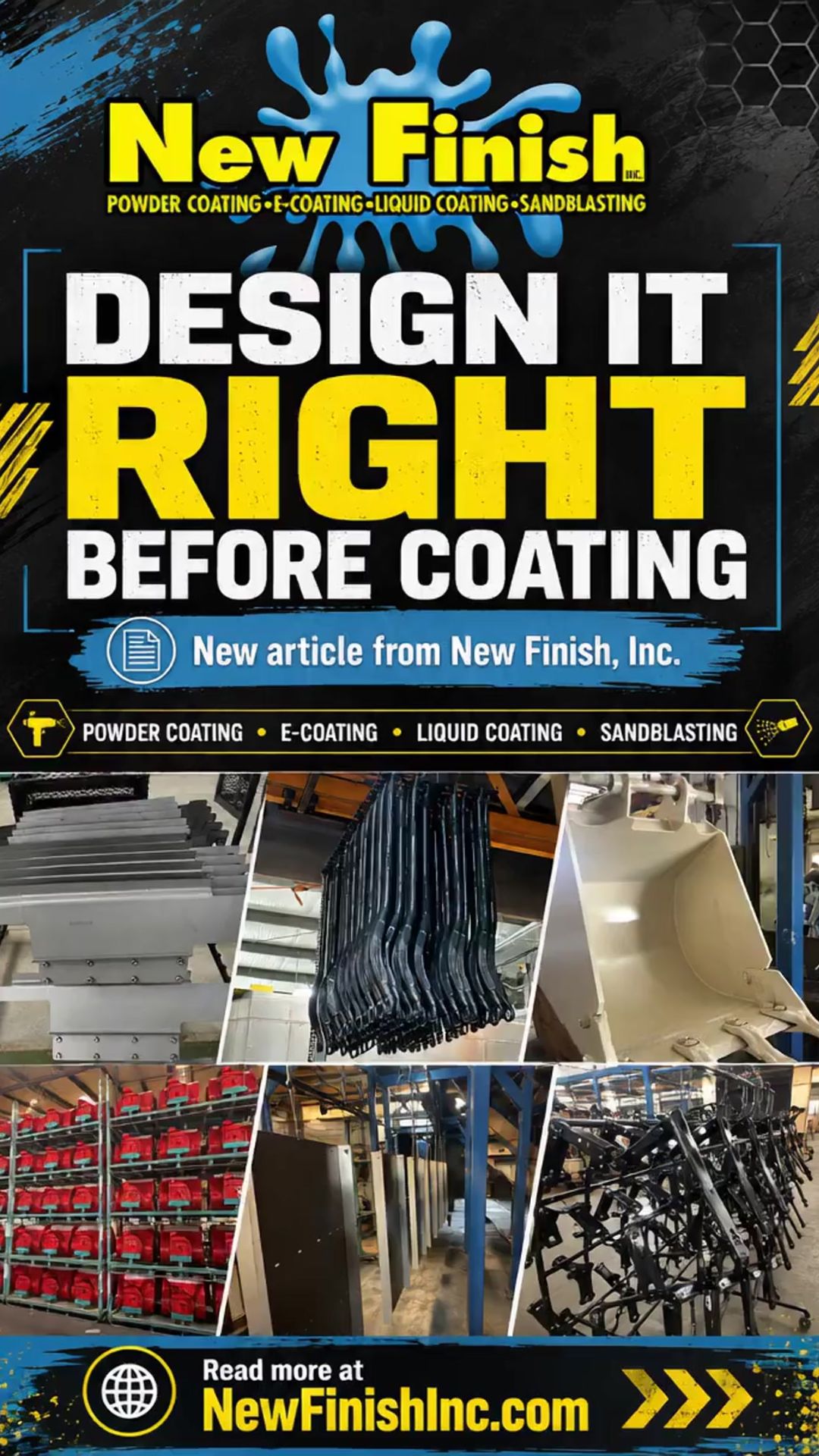 Designing Metal Parts for Industrial Coating: What Manufacturers Should Consider Before Production