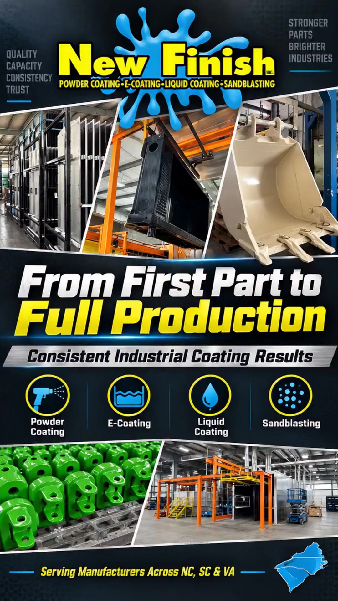 From First Part to Full Production: How Manufacturers Get Consistent Industrial Coating Results