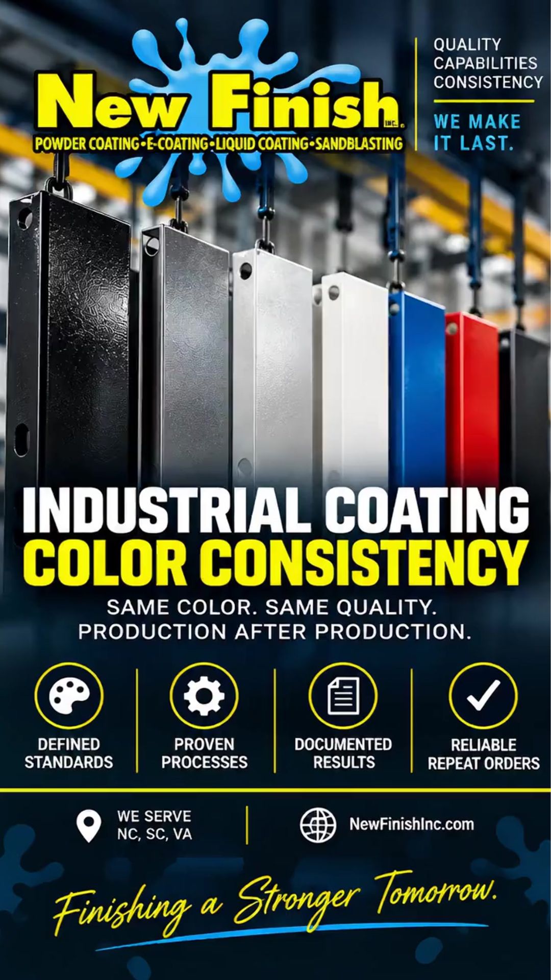 Industrial Coating Color Consistency: What Manufacturers Should Know About Repeat Production Runs